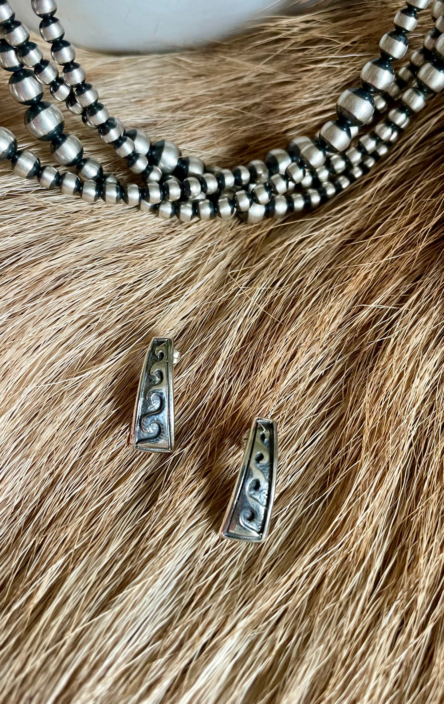 Sterling silver earring