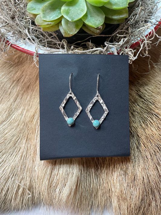 Sterling silver and turquoise earrings